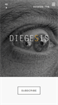 Mobile Screenshot of diegesismagazine.com